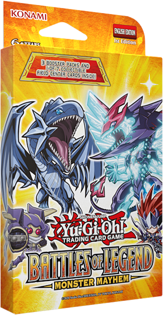 Battles Of Legend Monster Mayhem 3 Pack Tuckbox Yu-Gi-Oh! Trading Cards