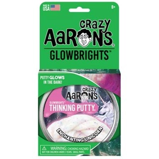 Crazy Aaron's Glowbrights Enchanting Unicorn Thinking Putty