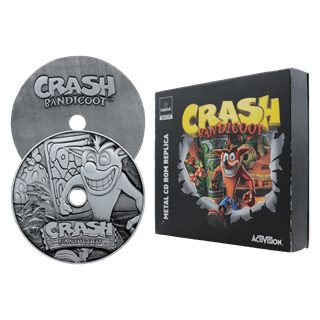 Crash Bandicoot Limited Edition 30th Anniversary Metal Cd-Rom Replica