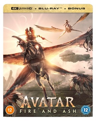 Avatar: Fire and Ash Limited Edition 4K Ultra HD & Blu-ray + Blu-ray Bonus disc SteelBook