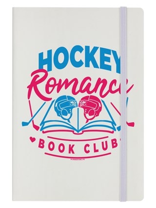 Hockey Romance Book Club A5 Hardcover Notebook