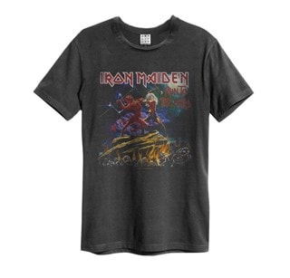 Iron Maiden Run To The Hills Charcoal Tee