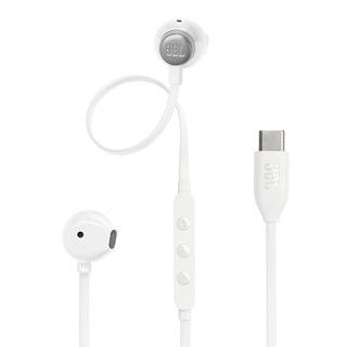 JBL Tune 305C White USB-C Earphones