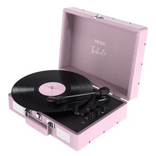 Mixx Audio Tribute Pastel Pink Bluetooth Turntable (hmv exclusive)