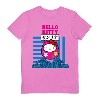 Hello Kitty Kanji Sanrio Pink Tee