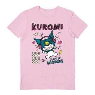 Louder Kuromi Sanrio Pink Tee
