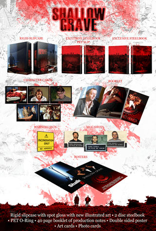 Shallow Grave 4K Ultra HD Collector's Edition with SteelBook