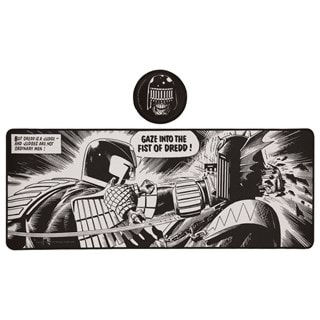 Judge Dredd XL Desk Pad And Coaster Set