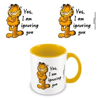 Yes, I Am Ignoring You Garfield Coloured Inner Mug