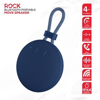 Rock Move Navy Bluetooth Speaker