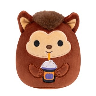 7.5'' Wade Brown Werewolf Holding Purple Frappe Squishmallows Plush