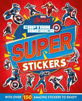 Marvel Avengers Captain America Super Stickers Activity Book