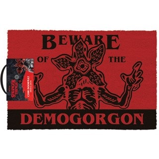 Beware Demogorgon Stranger Things Season 4 Door Mat