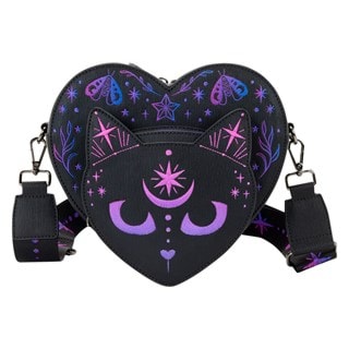 Neon Cat Loungefly Crossbody Bag