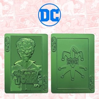 Joker Playing Card Limited Edition Collectible Ingot
