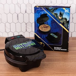 Game Over Bat Insignia Batman Waffle Maker Uncanny Brands