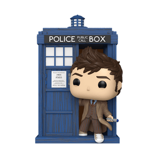 Tardis With Tenth Doctor 318 Doctor Who Funko Pop Vinyl Ride Deluxe