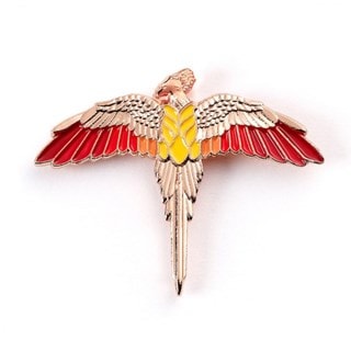 Rose Gold Plated Fawkes Harry Potter Pin Badge