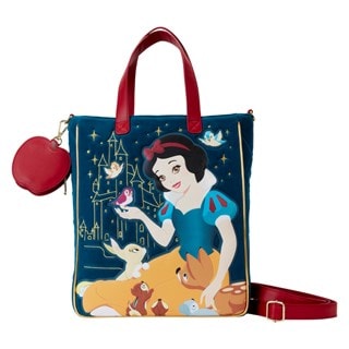 Snow White Heritage Quilted Velvet Loungefly Tote Bag