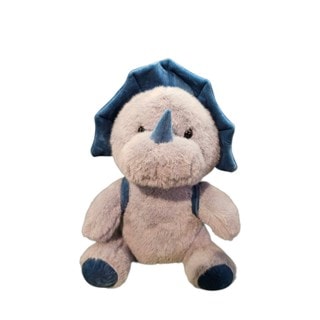 Yabu Blue Fluffy Large Dino Plush Kenji Backpack