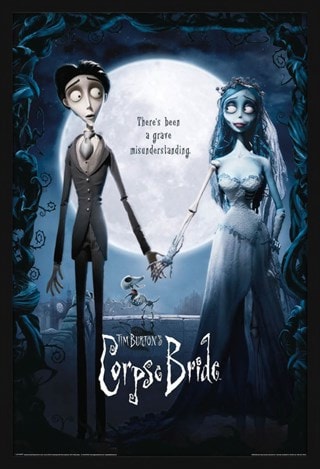 Emily & Victor Corpse Bride Framed Maxi Poster