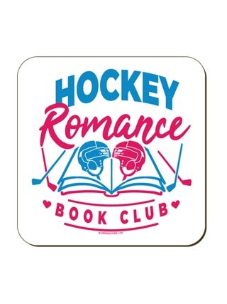 Hockey Romance Book Club Coaster