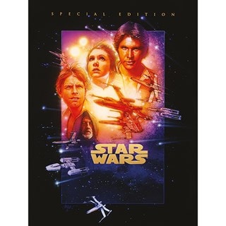 Episode IV A New Hope Star Wars Canvas Print 60 x 80cm