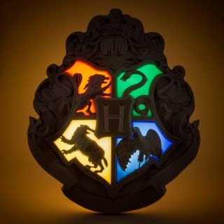 Harry Potter Hogwarts Crest With Wand Control Light