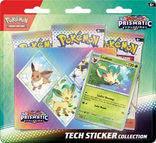 Scarlet & Violet 8.5 Prismatic Evolution Leafon Tech Sticker Collection Pokemon Trading Cards