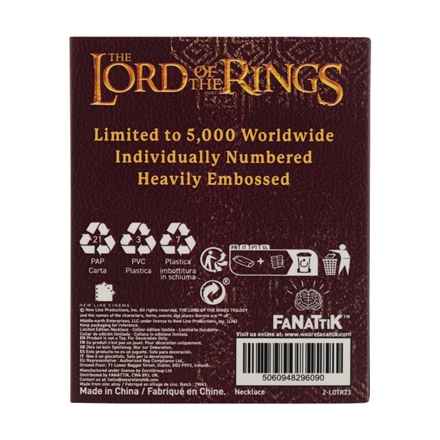 Lord of the Rings One Ring Necklace - 8