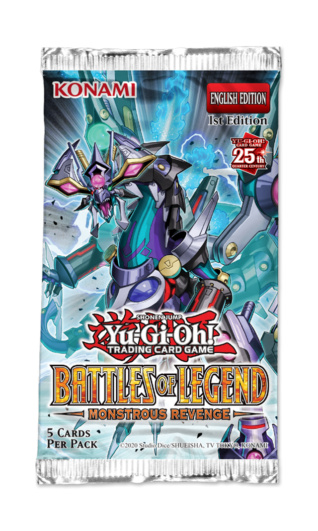 Battles Of Legend Monstrous Revenge Booster Yu-Gi-Oh Trading Cards - 3
