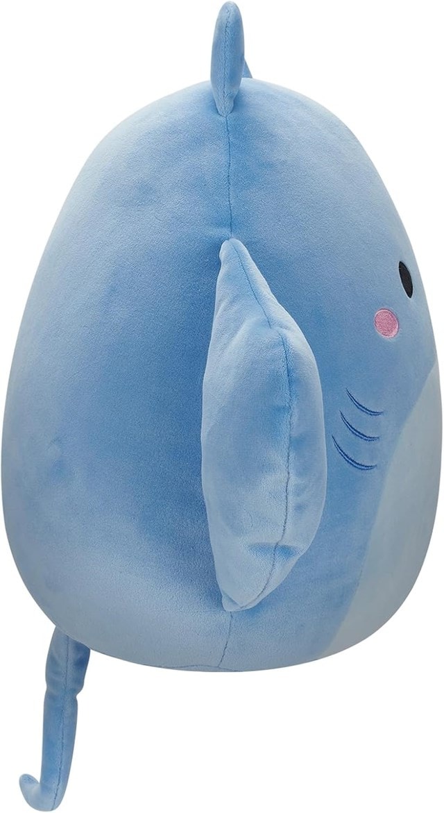 Lux Blue Manta Ray Squishmallows Plush - 3