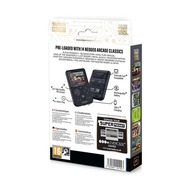 Evercade Neo Geo Super Pocket - 4