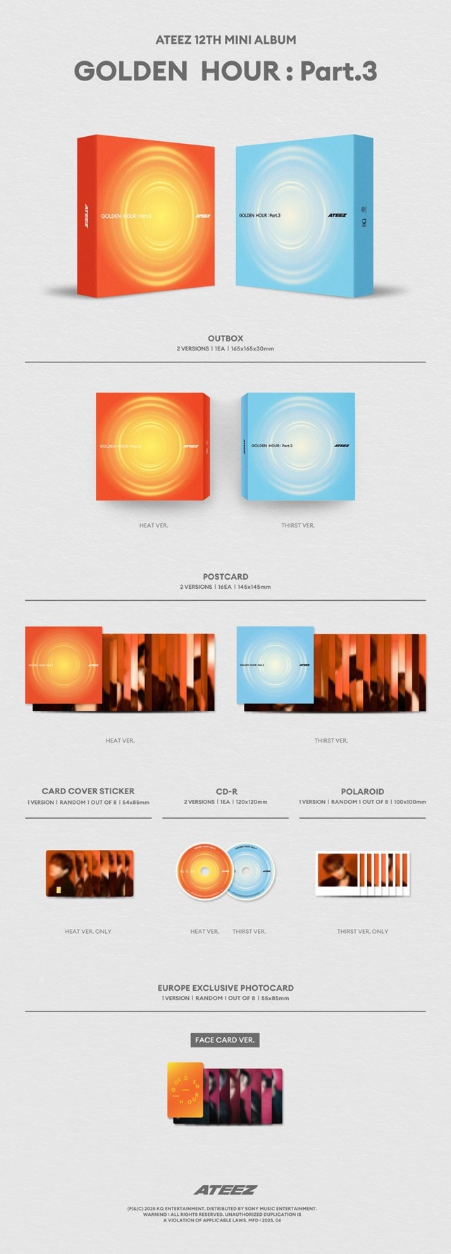 GOLDEN HOUR: Part 3 (hmv Exclusive) HEAT Ver. [signed] - 2