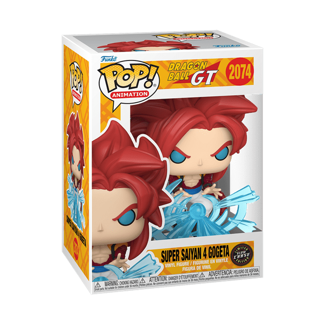 Super Saiyan 4 Gogeta With Chance Of Glow In The Dark Chase 2074 Dragon Ball GT Funko Pop Vinyl - 5