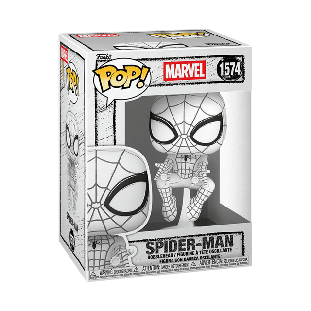 Spider-Man 1574 Marvel Sketched Funko Pop Vinyl - 2
