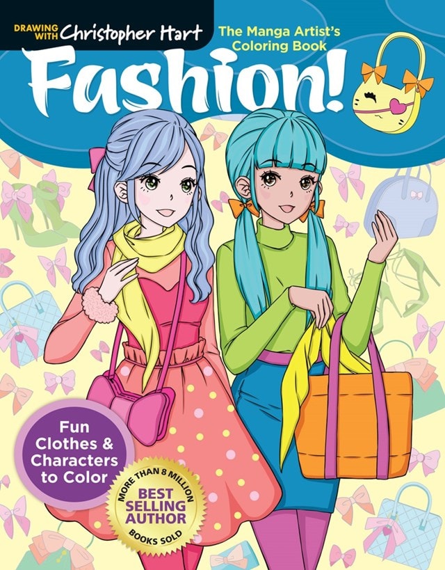 Manga Artists Fashion Colouring Book - 1