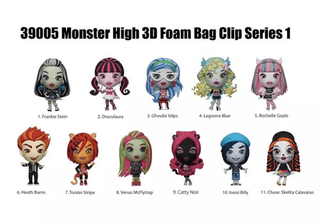 Monster High Series 1 3D Bag Clip - 2