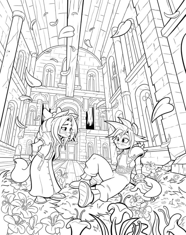 Gamer Kitties: A Pawsome Gaming Coloring Book - 2