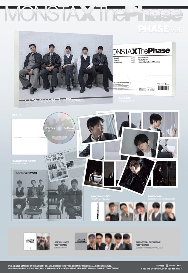 MONSTA X - The Phase (Phase Ver.) [UK Edition] - 2