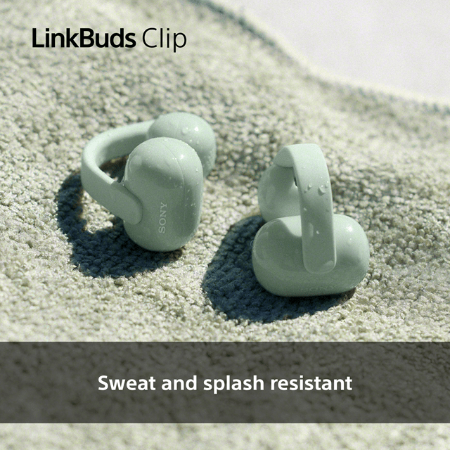 Sony LinkBuds Clip Open Ear Green True Wireless Bluetooth Earphones - 7
