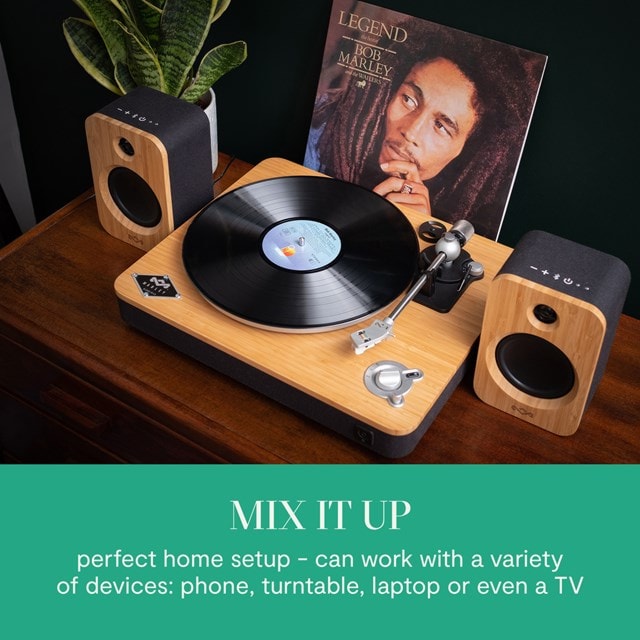 House Of Marley Get Together Duo Bluetooth Bookshelf Speakers - 8