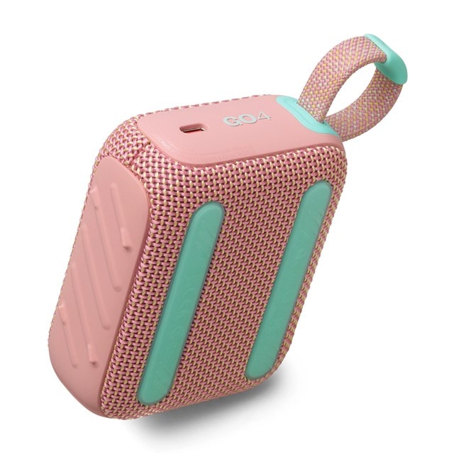 JBL Go 4 Pink Bluetooth Speaker - 9