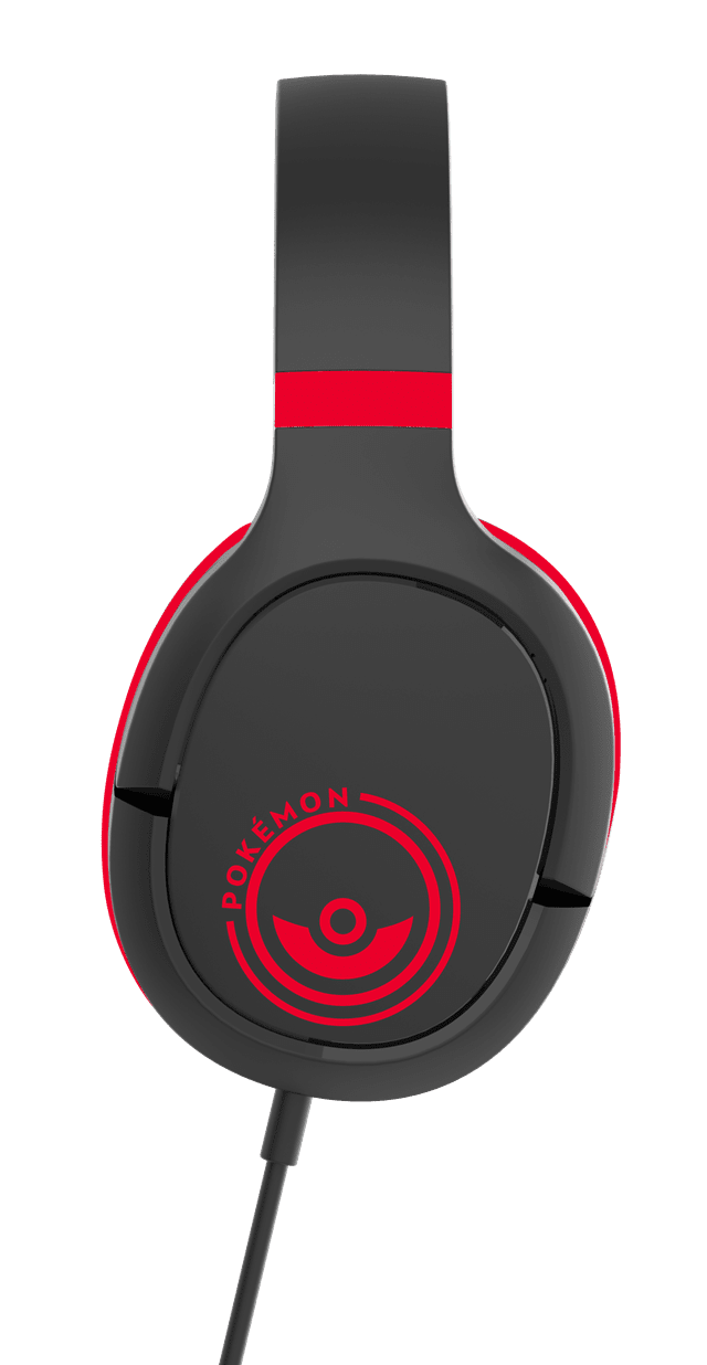 OTL Pokemon Pokeball Black & Red G1 Gaming Headset - 3
