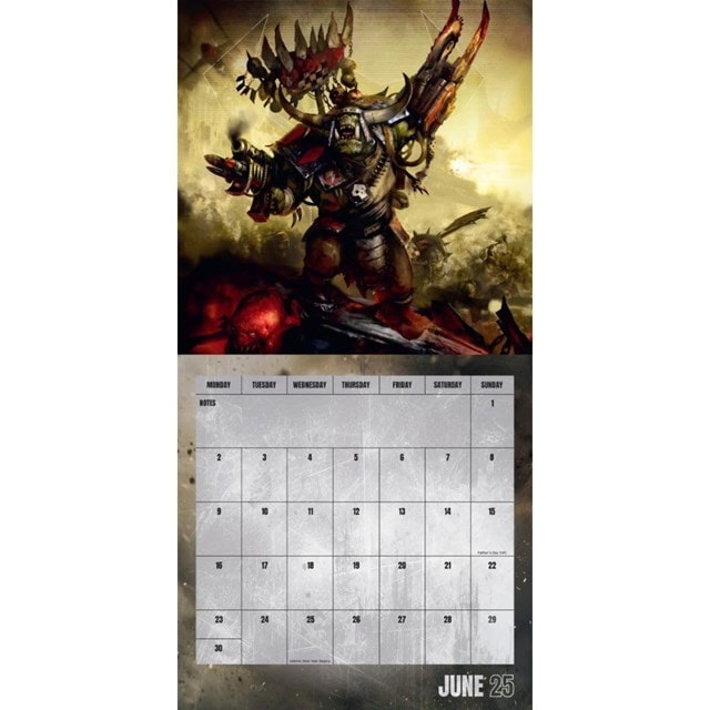 Warhammer 2025 Square Calendar - 4