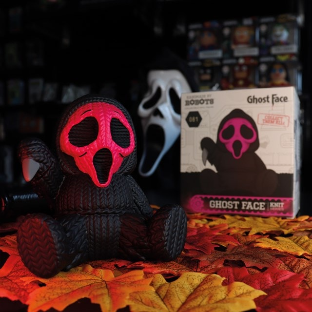 Ghost Face Fluorescent Pink Handmade By Robots Vinyl Figure - 7