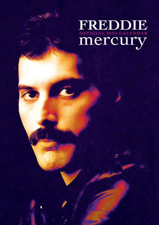 Freddie Mercury 2024 A3 Calendar Calendar Free shipping over £20
