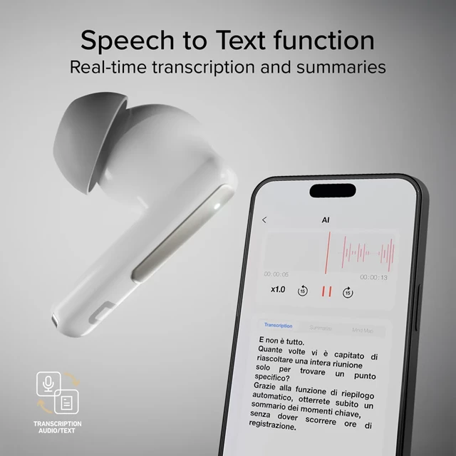 SBS AI Language Translation Smartbuds ANC TWS - 6