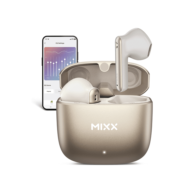 Mixx Audio Streambuds Custom 2 Champagne Gold True Wireless Bluetooth Earphones W/Clear Voice - 4