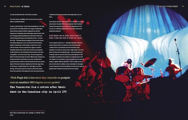 Pink Floyd - 60 Years Hardback By Alison James - 6